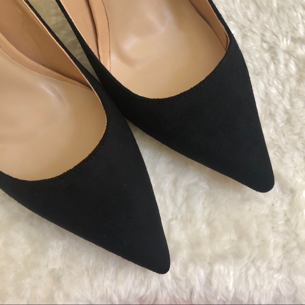 SOLD❤️ Size 9.5 Black Stiletto High Heel Pump - Picture 4 of 6